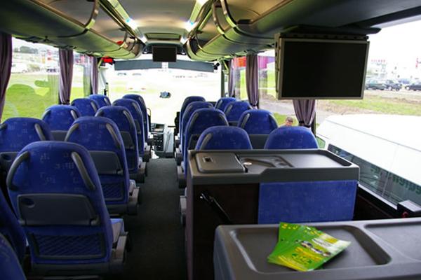 Reisebus innen, Schulbus innen, Busreisen Schwerin